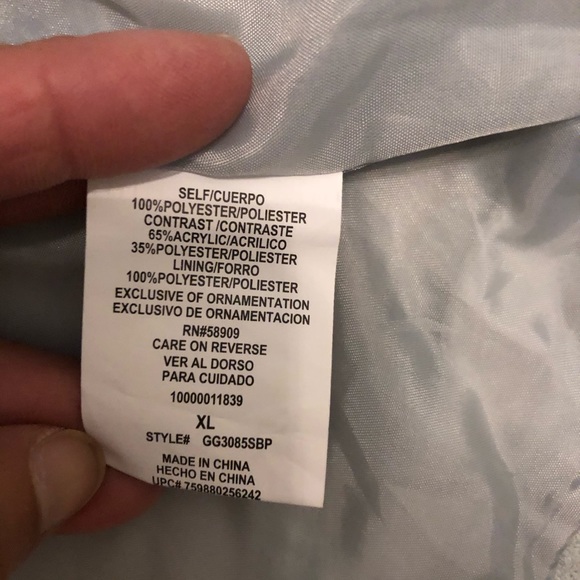 NWT GB Girls faux shearling moto/biker jacket - Picture 6 of 8